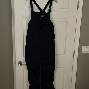 Lands End Boys Squall Waterproof Ski Bibs Navy Size 16